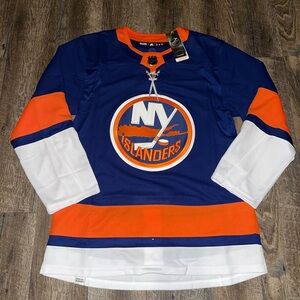 New York Islanders Adidas Authentic Home Jersey (46) NWT!‎